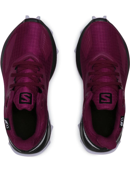 Alphacross Blast Waterproof Kids Sports Shoes Running with Laces Purple