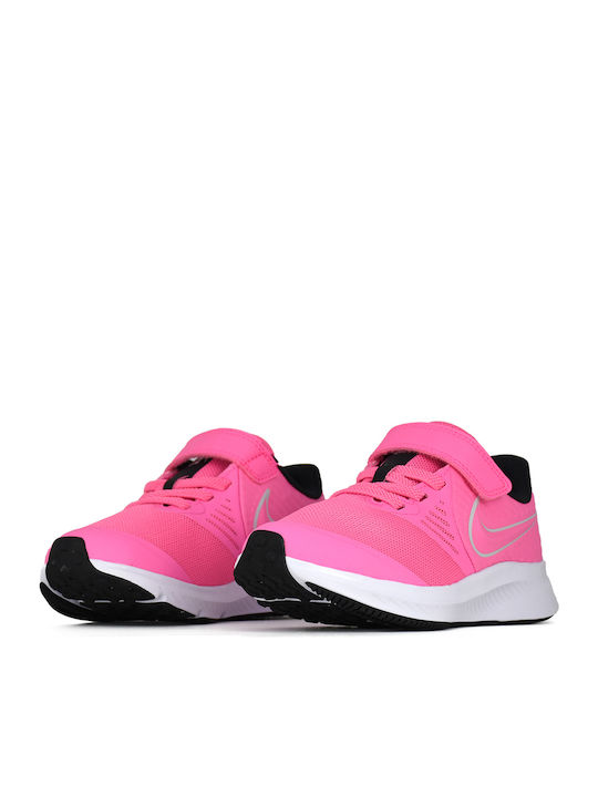 Stern Läufer Star Runner 2 Kinder Sportschuhe Laufen mit Bügel- und Schleifenverschluss Pink Glow / Photon Dust / Black / White