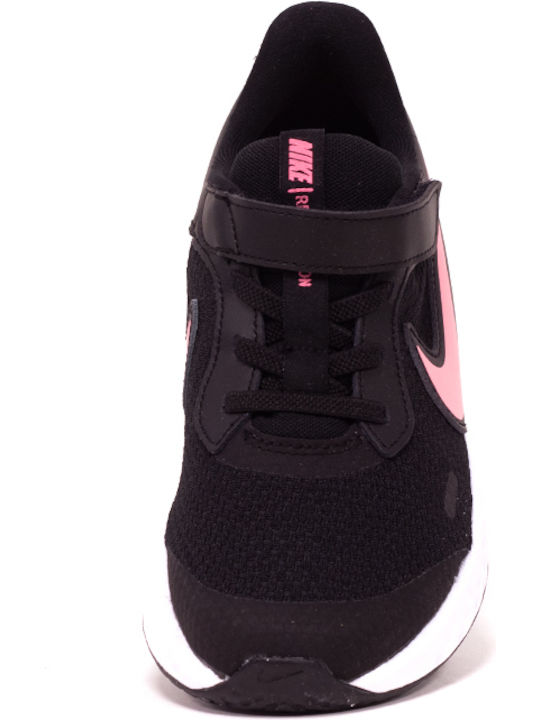 Revolution 5 Αθλητικά Παιδικά Παπούτσια Running με Σκρατς Black / Sunset Pulse