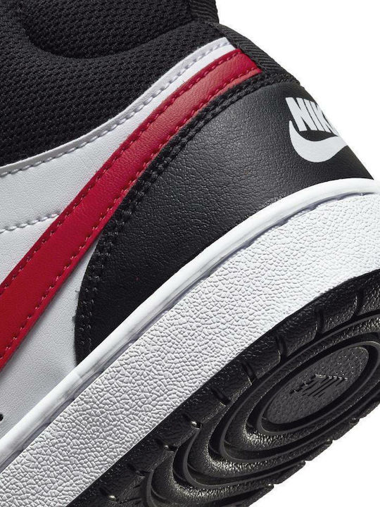 Court Court Borough MID 2 Kids Sports Shoes Basketball with Hoop & Loop Closure White