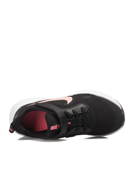 Revolution 5 Αθλητικά Παιδικά Παπούτσια Running με Σκρατς Black / Sunset Pulse