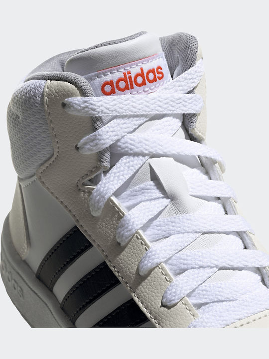 Hoops Hoops 2 Kids Sports Shoes Basketball with Laces Cloud White / Core Black / Semi Solar Red