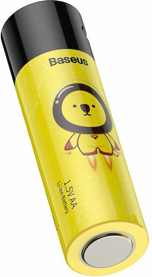 Baseus Wiederaufladbare Batterien AA Li-Ion 1920mAh 1.5V 4Stück