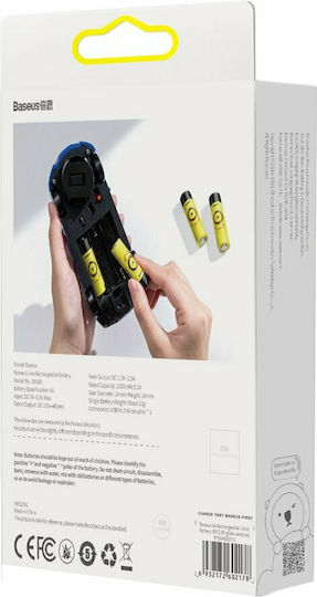 Baseus Wiederaufladbare Batterien AA Li-Ion 1920mAh 1.5V 4Stück
