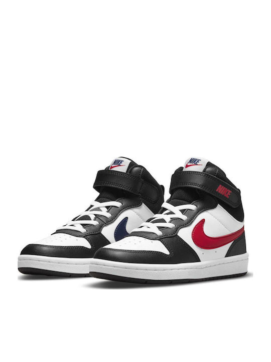 Court Borough 2 Αθλητικά Παιδικά Παπούτσια με Σκρατς White / University Red