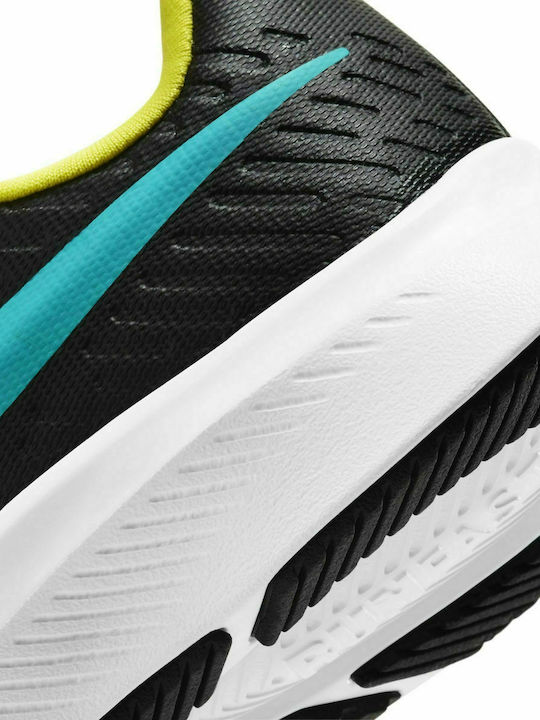 Αthletische Kinderschuhe Laufen Star Runner 2 Black / Chlorine Blue / High Voltage / White