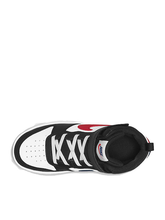Court Borough 2 Αθλητικά Παιδικά Παπούτσια με Σκρατς White / University Red