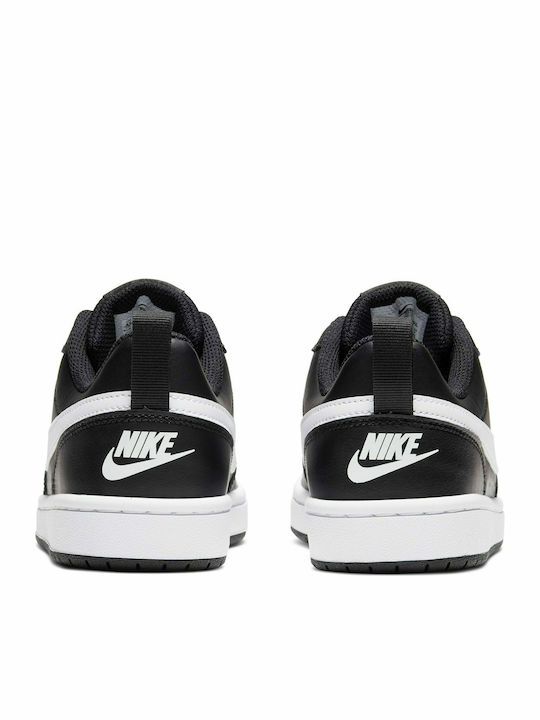 Gs Court Borough Low 2 Kids Sports Basketball Shoes with Laces Black
