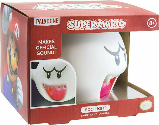 Paladone Kids Decorative Lamp Super Mario Boo White 14x14x11εκ. Paladone Kids Decorative Lamp Super Mario Boo White 14x14x11εκ.