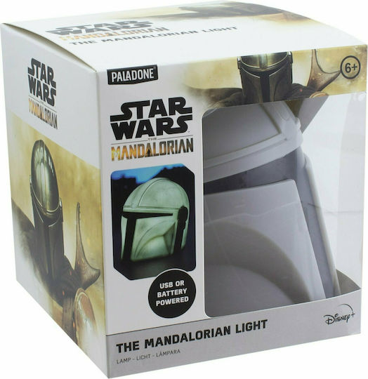Paladone Lampă decorativă pentru copii The Mandalorian Gri 14εκ.