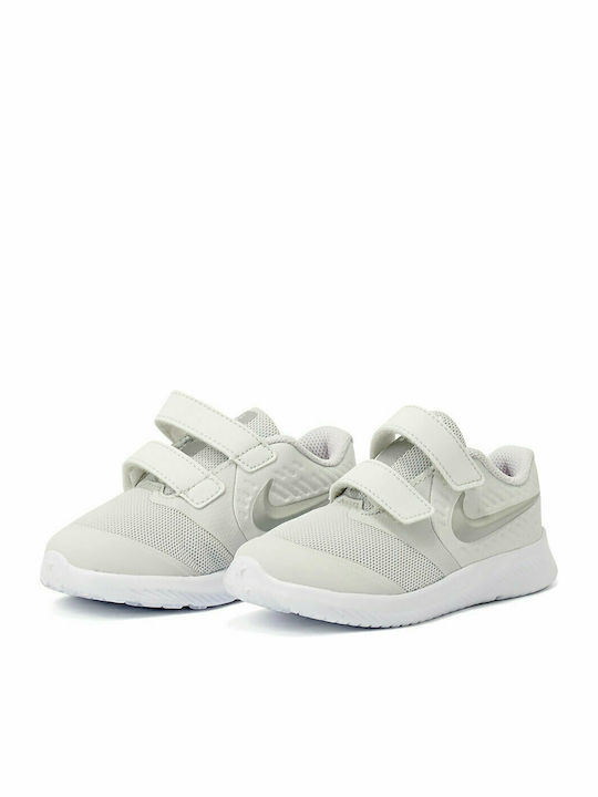 Star Runner 2 Αθλητικά Παιδικά Παπούτσια Running με Σκρατς Platinum Tint / Metallic Platinum