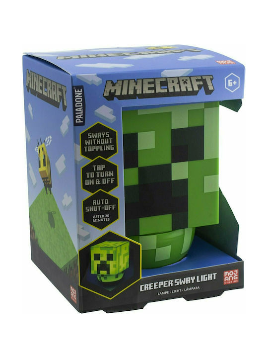 Paladone Kinder Dekorative Lampe Minecraft Creeper Grün