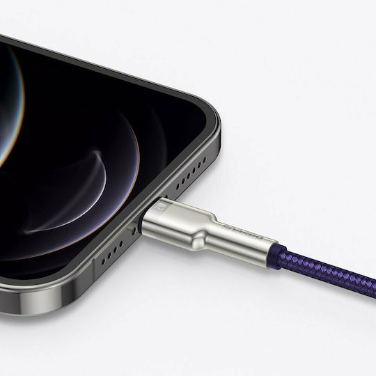 Baseus Cafule Series Braided USB-A to Lightning Cable Purple 2m (CALJK-B05)