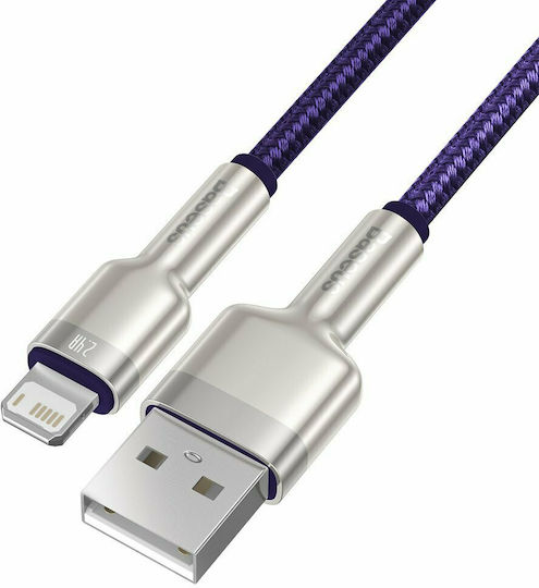 Baseus Cafule Series Braided USB-A to Lightning Cable Purple 2m (CALJK-B05)