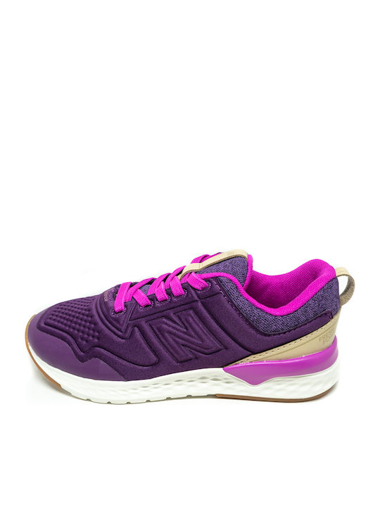 Fresh Foam 515 Youth Kids Sports Shoes Running with Laces Purple