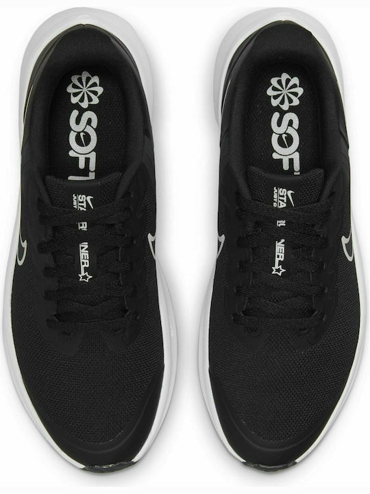 Star Runner Star Runner 3 Kids Sports Shoes Running with Laces Dark Smoke Grey / Black