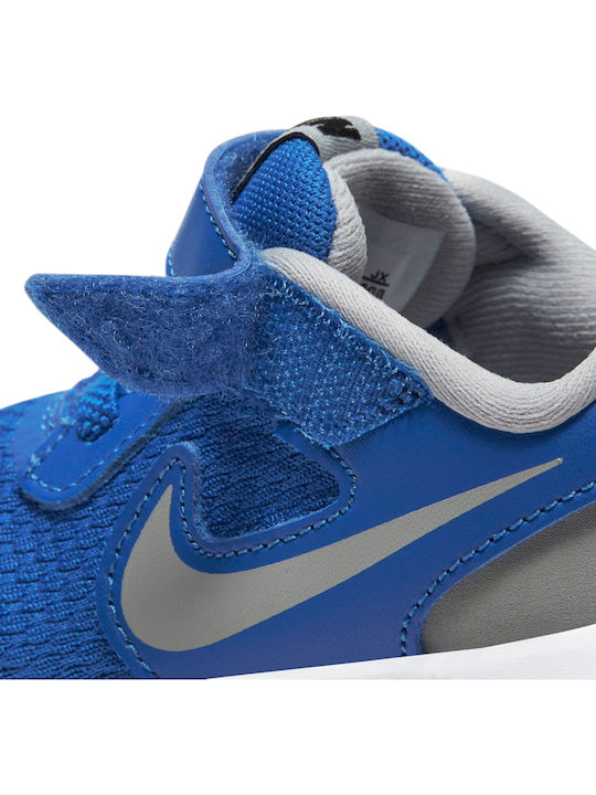 Revolution Revolution 5 Kids Sports Shoes Running with Hoop & Loop Closure Game Royal / Lt Smoke Grey / White