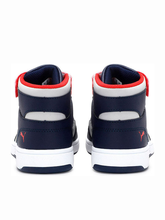 Rebound Layup SL V PS Αθλητικά Παιδικά Παπούτσια Μπάσκετ με Σκρατς Μπλε