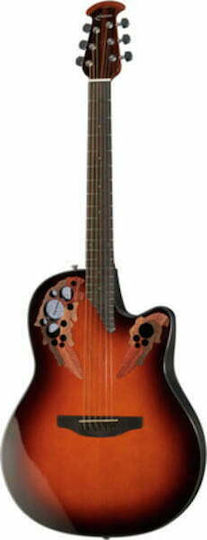 Ovation Acustică Chitară Celebrity Elite Chitare acustice cu decupaj Sunburst