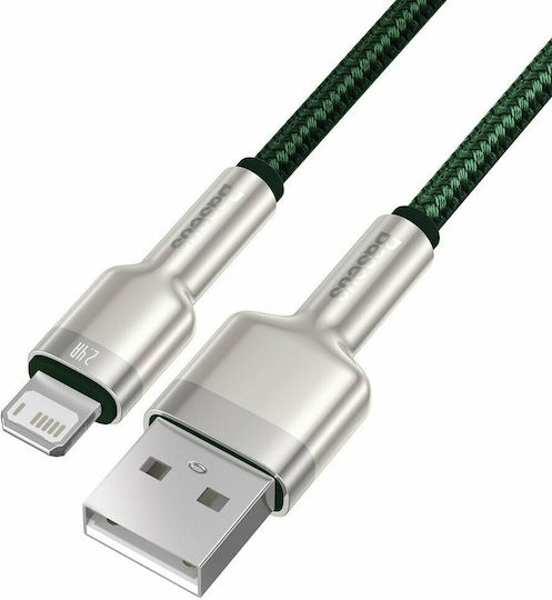 Baseus Braided USB to Lightning Cable Πράσινο 1m (CALJK-A06)