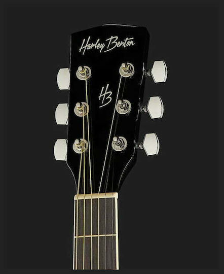 Harley Benton Semi-Acoustic Guitar Cutaway Black