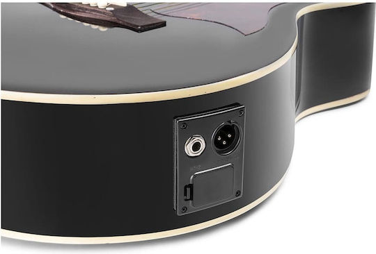 Max Semi-Acoustic Guitar Max Showkit Cutaway Black