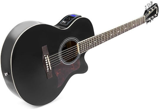Max Semi-Acoustic Guitar Max Showkit Cutaway Black