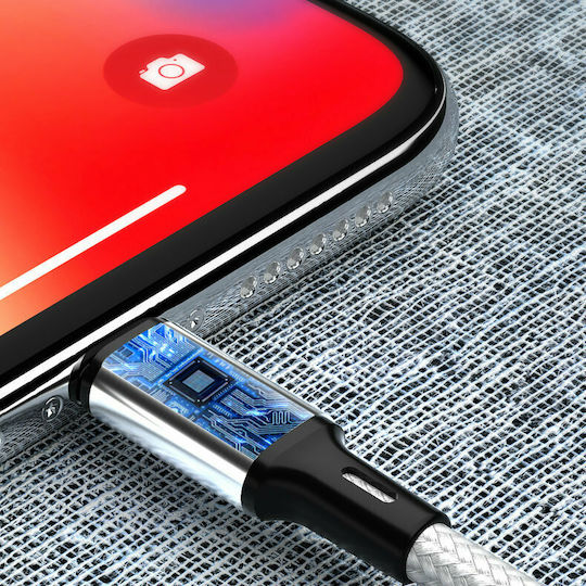 Wozinsky Geflochten USB-A zu Lightning Kabel Weiß 1m (WUC-L1W)