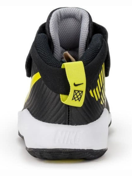Hustle Team Hustle D 9 Kids Sports Shoes Basketball with Laces Black