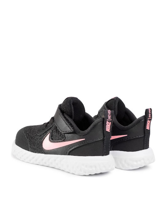 Revolution 5 Αθλητικά Παιδικά Παπούτσια Running με Σκρατς Black / Sunset Pulse
