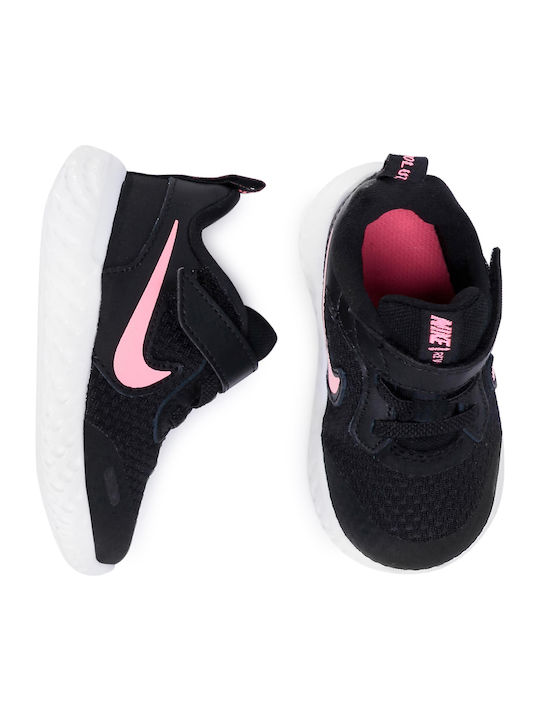 Revolution 5 Αθλητικά Παιδικά Παπούτσια Running με Σκρατς Black / Sunset Pulse