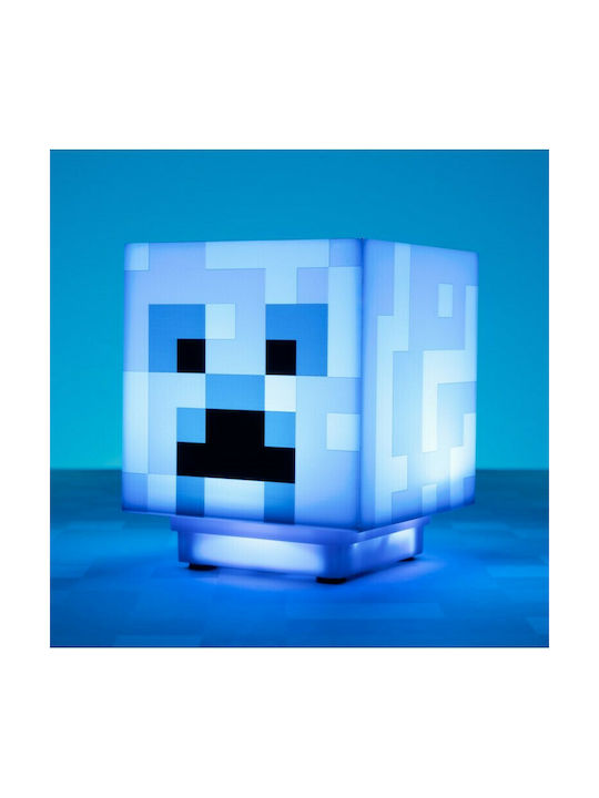 Paladone Детско Декоративно Осветление Minecraft Creeper Син 11εκ.