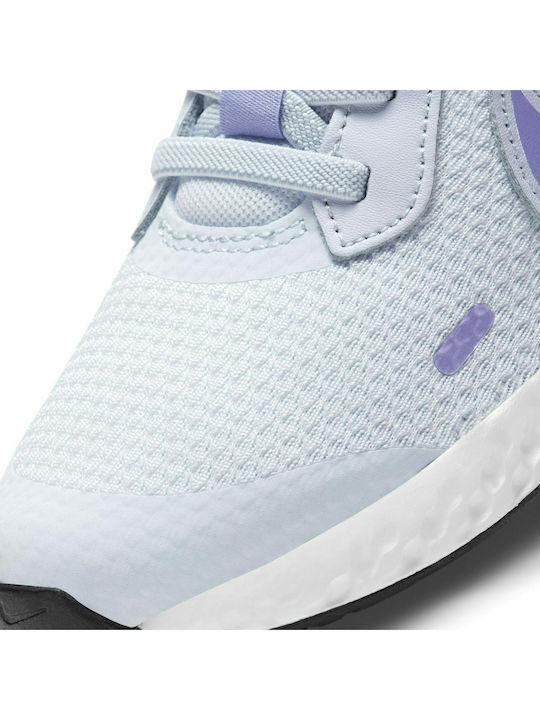 Revolution Revolution 5 Kids Sports Shoes Running with Hoop & Loop Closure Football Grey / Purple Pulse / Fireberry