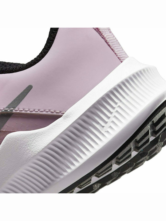 Downshifter Downshifter 11 Kids Sports Shoes Running with Hoop & Loop Closure Pink Foam / Metallic Silver / Black / White