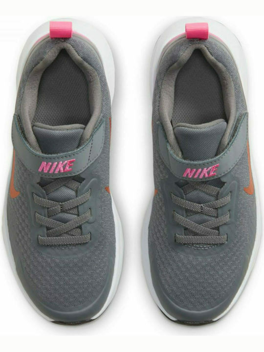 Wearallday Детски Спортни Обувки Running с Велкро Сиви