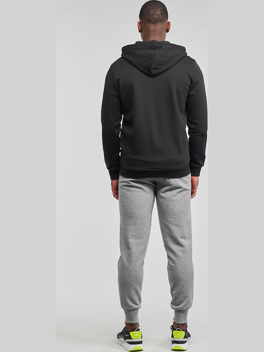 Black Hooded Cardigan
