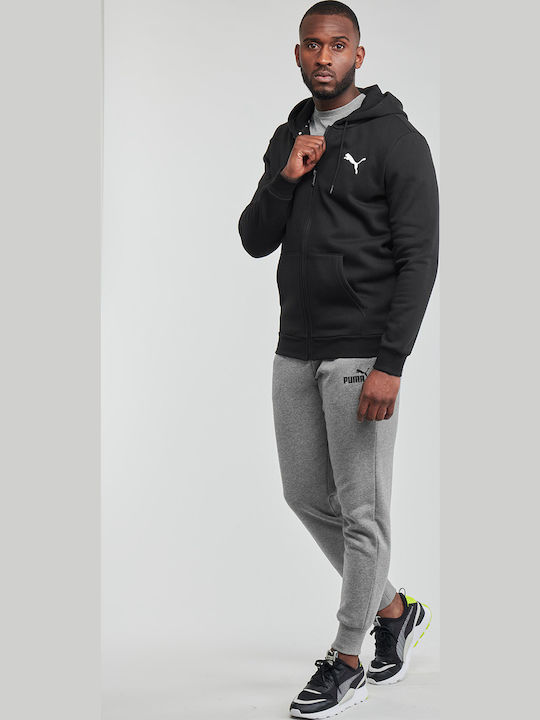Black Hooded Cardigan