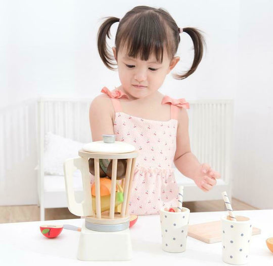 New Classic Toys Blender Cu Fructe Din Lemn Pentru 3+ Ani 19 Bucăți
