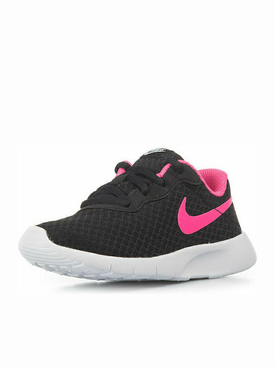 Tanjun Tanjun PS Kids Sports Shoes Running with Laces Black / Hyper Pink / White