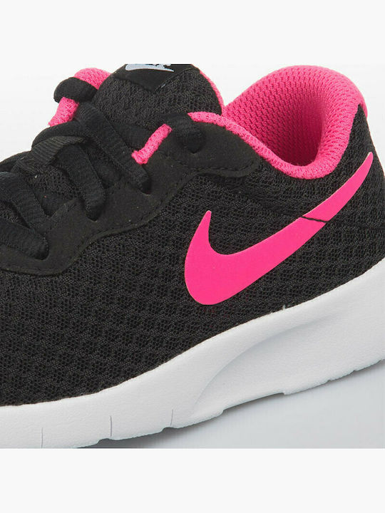 Tanjun Tanjun PS Kids Sports Shoes Running with Laces Black / Hyper Pink / White