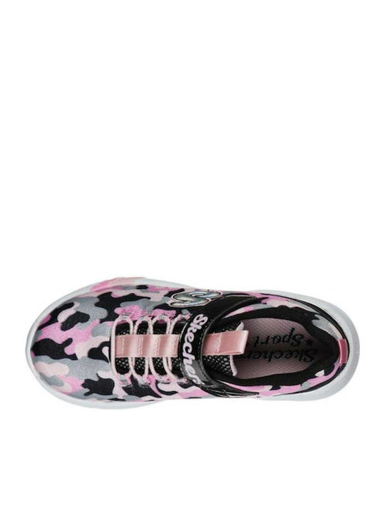 Dreamy Lite Kids Sports Shoes Running with Hoop & Loop Closure Multicolour