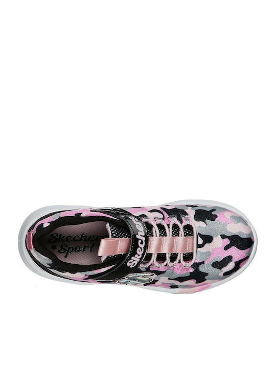Dreamy Lite Kids Sports Shoes Running with Hoop & Loop Closure Multicolour