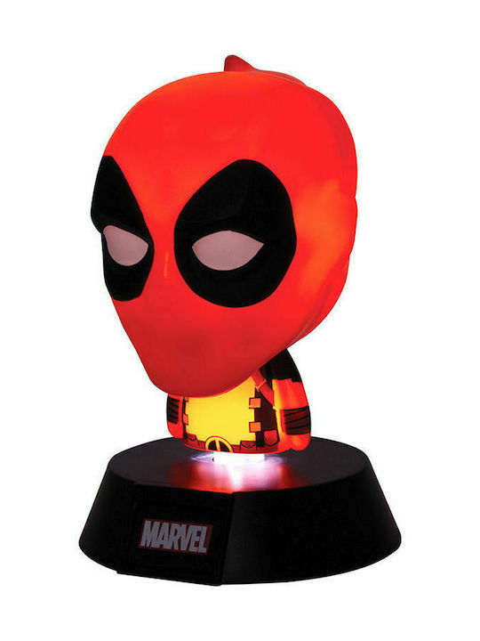 Paladone Kids Decorative Lamp Deadpool Red