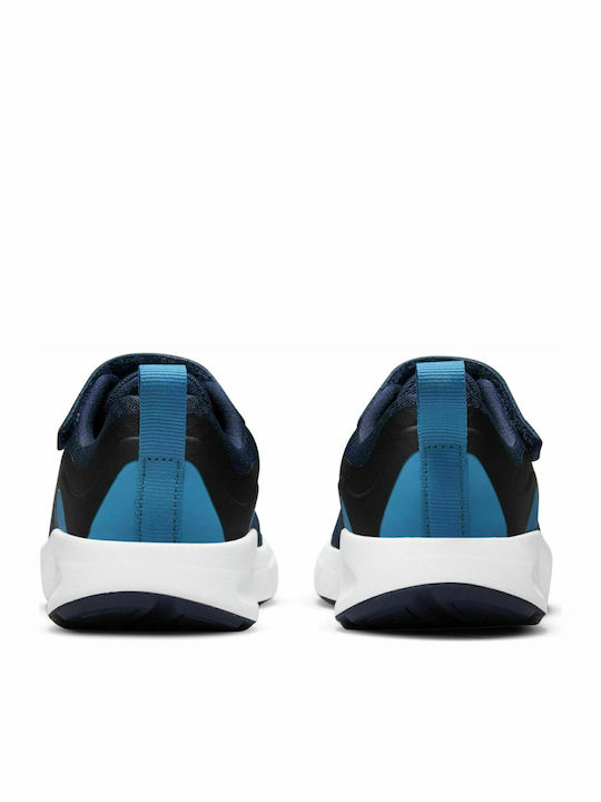 Wearallday PSV Kids Sports Shoes Running with Hoop & Loop Closure Navy Blue