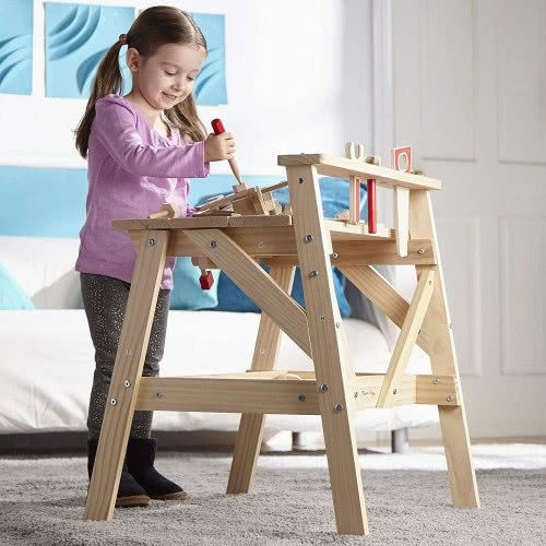 Melissa & Doug Παιδικός Πάγκος από Ξύλο για 3+ Ετών