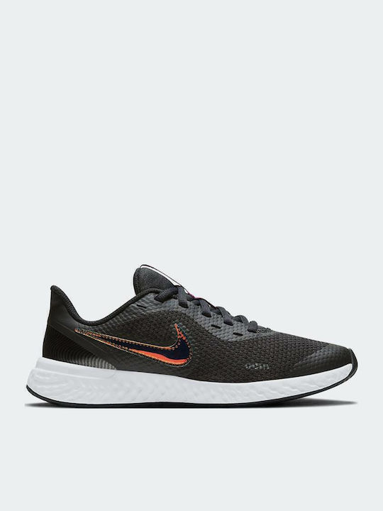 Revolution 5 Power Αθλητικά Παιδικά Παπούτσια Running με Κορδόνια Off Noir / Multi Color / Red Plum / White
