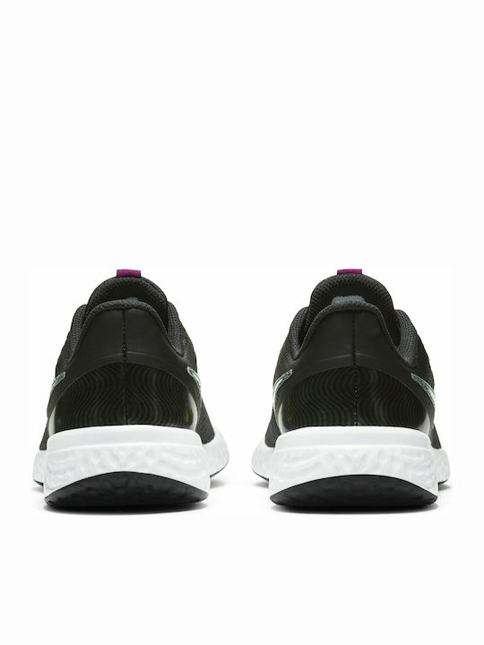 Revolution 5 Power Αθλητικά Παιδικά Παπούτσια Running με Κορδόνια Off Noir / Multi Color / Red Plum / White