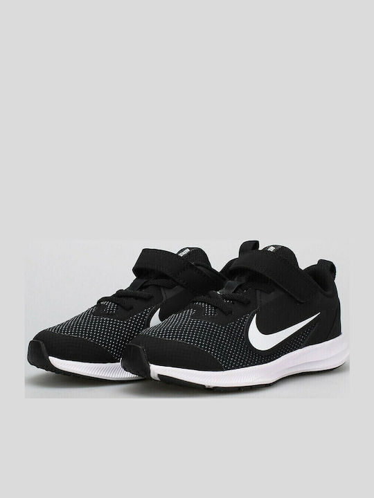 Downshifter Downshifter 9 Kids Sports Shoes Running with Hoop & Loop Closure Black / White / Anthracite
