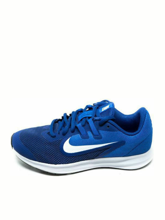Downshifter 9 Αθλητικά Παιδικά Παπούτσια Running με Κορδόνια Deep Royal Blue / White