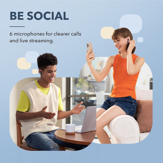 Soundcore by Anker Life Note 3 In-Ear Bluetooth-Freisprecheinrichtung Kopfhörer mit Ladeetui Schwarz